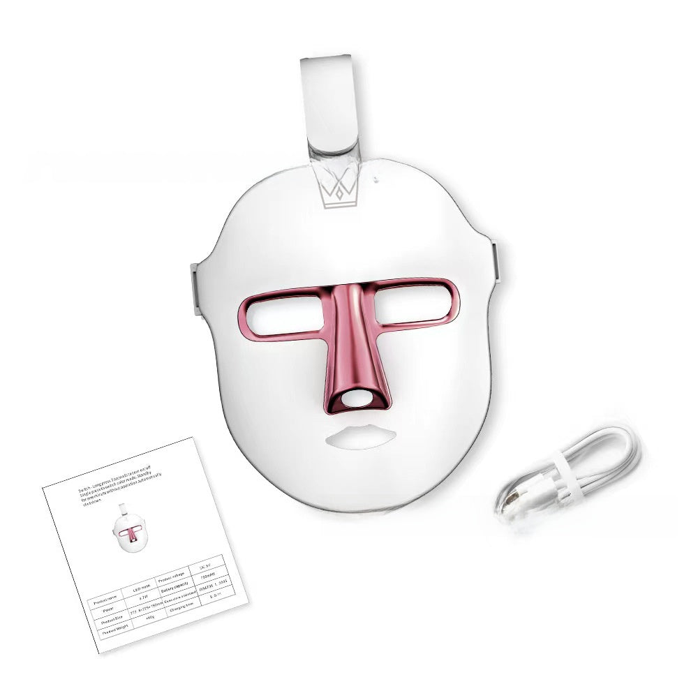 Rechargeable 7-Color LED Photon Skin Rejuvenation Beauty Mask