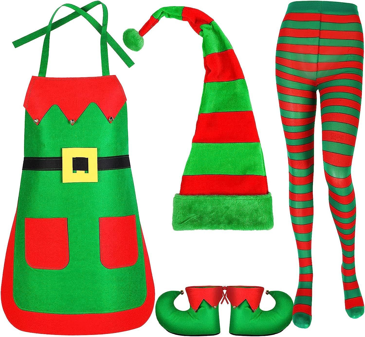 Christmas Party Apron and Hat Set