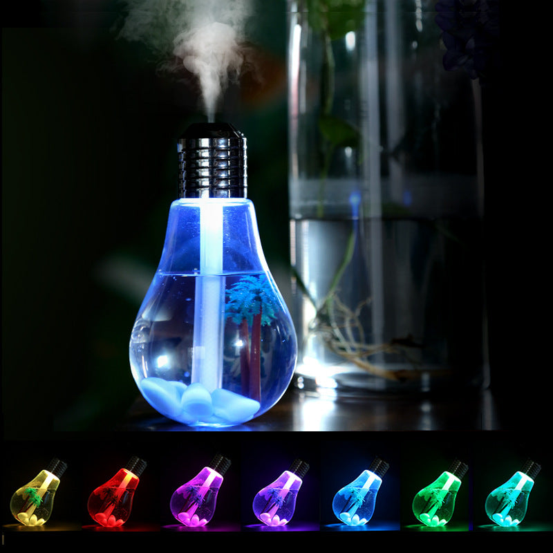 USB Air Humidifier Mini Desktop Light Bulb Humidifier