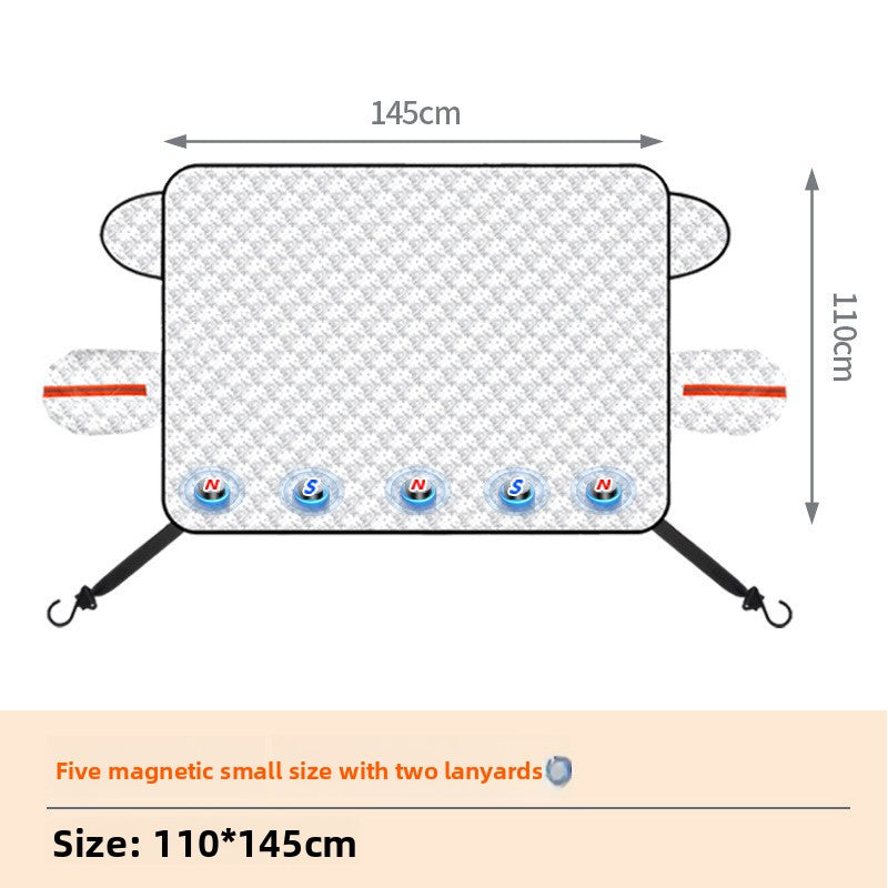 Magnetic Thickened Car Wind Shield Cover for Snow
