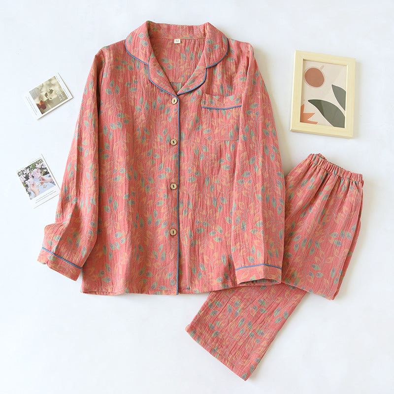 Women's Ethnic Cotton Pajama Set