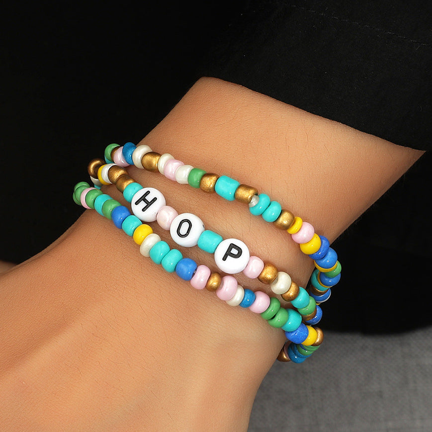 Women's Bohemian 8-Shaped Heart Alloy Bracelet