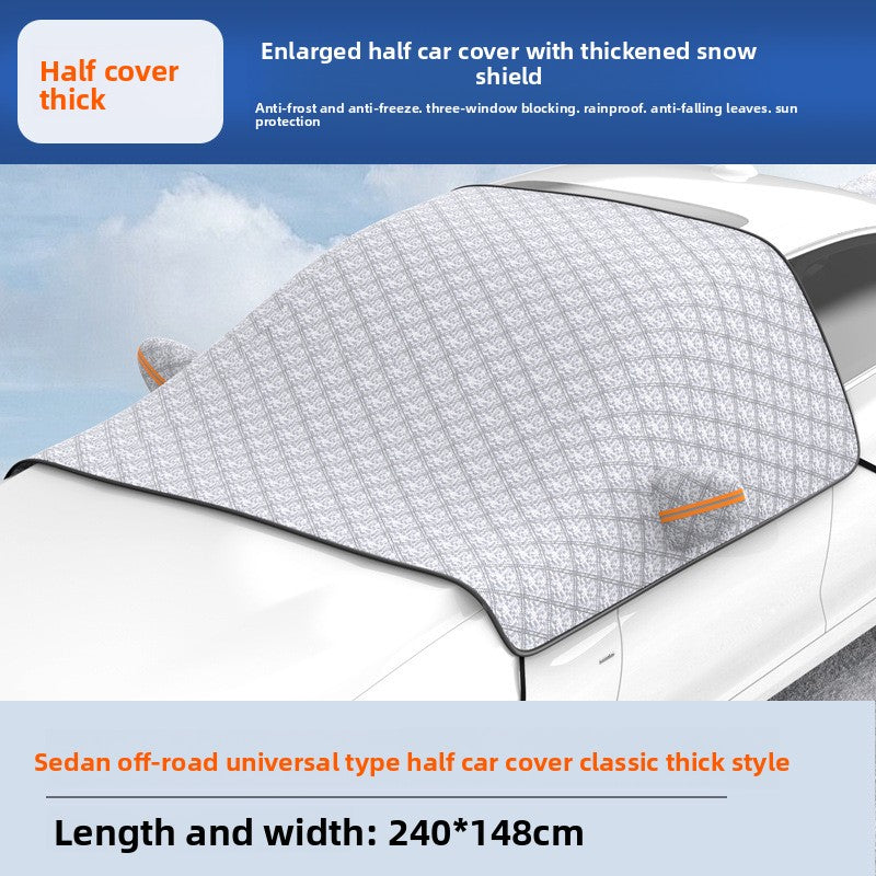 Magnetic Thickened Car Wind Shield Cover for Snow