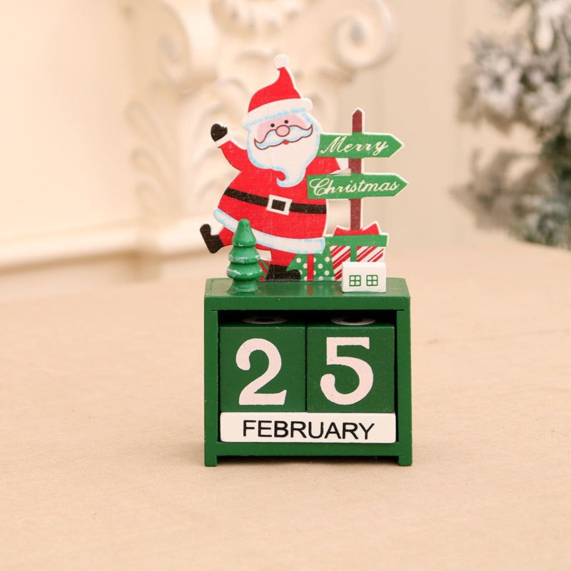 Wooden Calendar Ornament