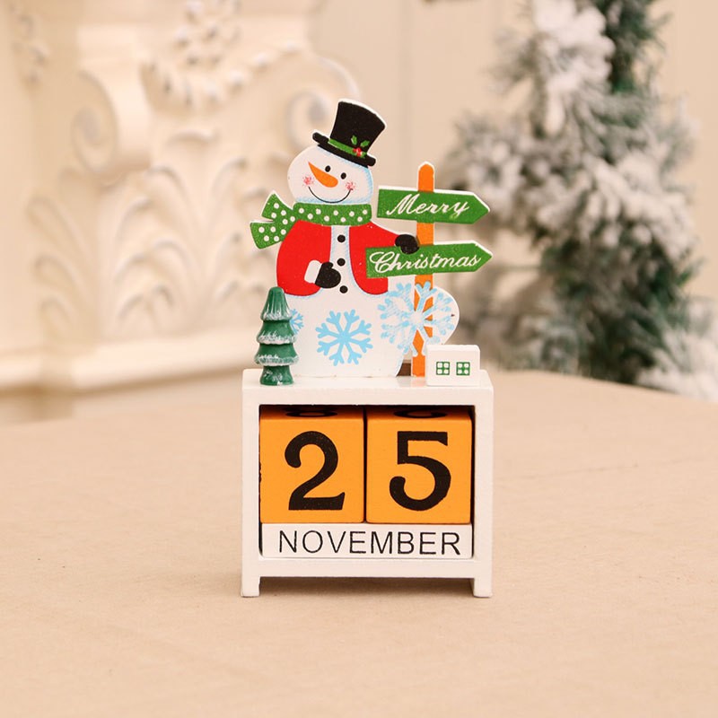 Wooden Calendar Ornament