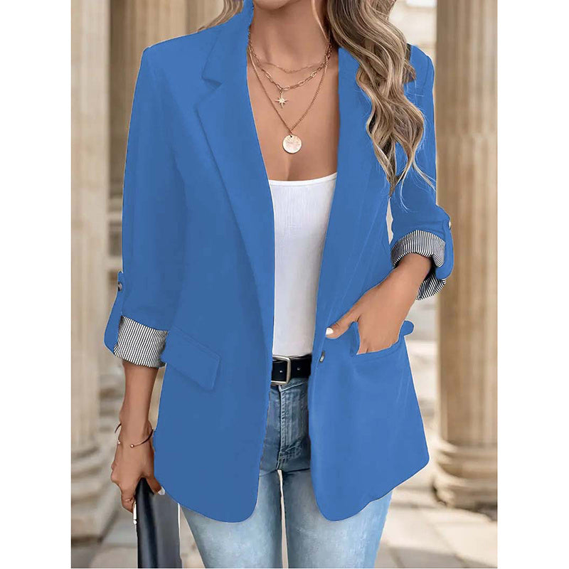 Women's Casual Blazers Open Front Long Sleeve, Business or Casual Outfit