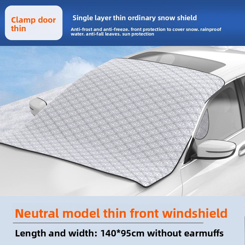 Magnetic Thickened Car Wind Shield Cover for Snow