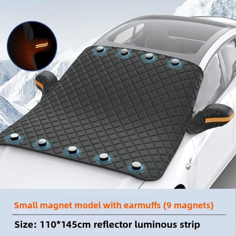 Magnetic Thickened Car Wind Shield Cover for Snow