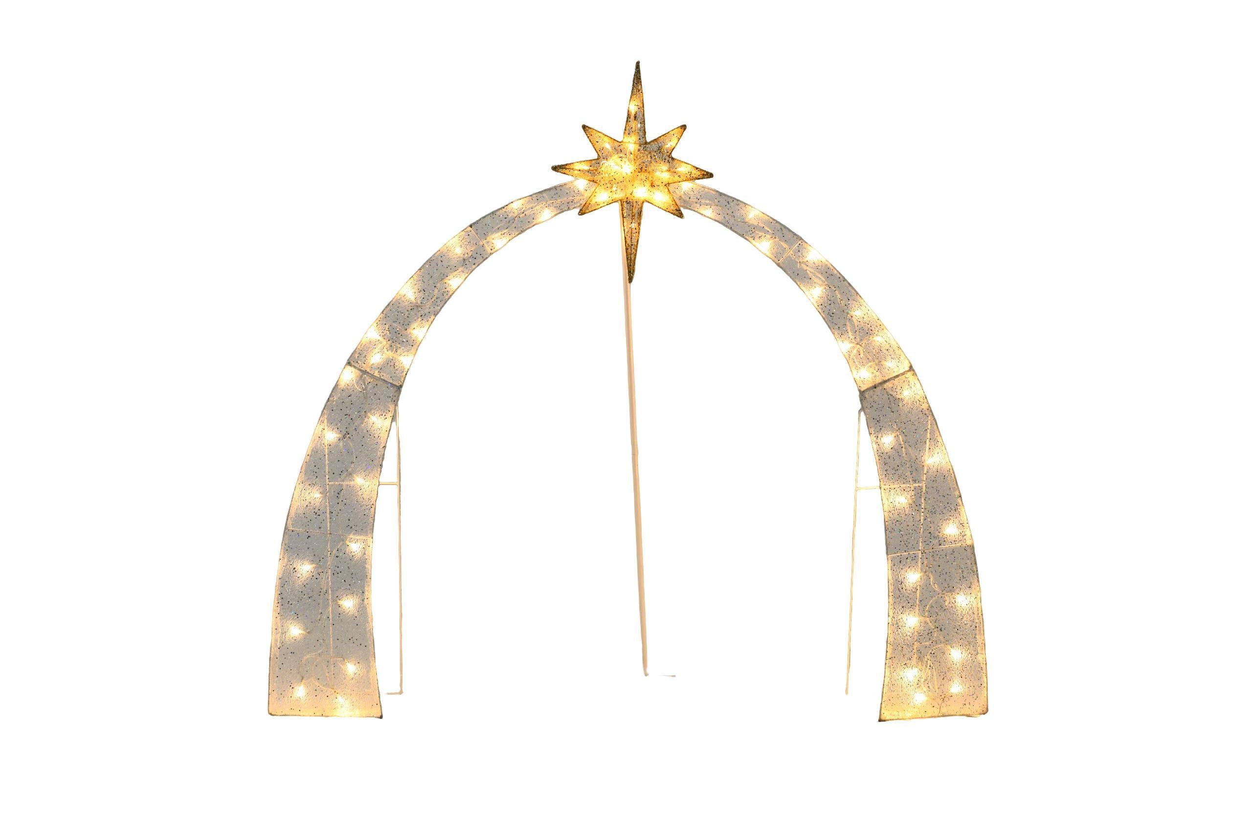 Nativity Scene Warm White Always Bright Decoration Christmas Religious Scene Indoor And Outdoor Atmosphere Faith Decorations