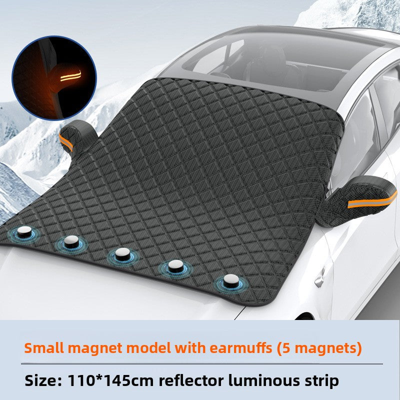 Magnetic Thickened Car Wind Shield Cover for Snow