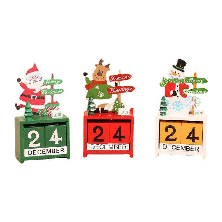 Wooden Calendar Ornament