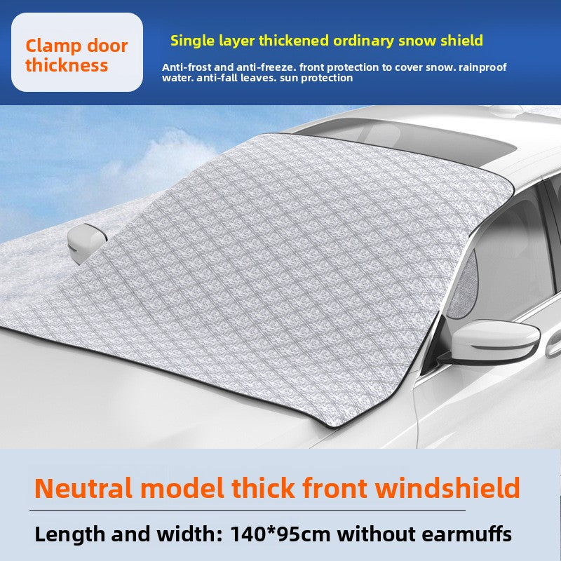 Magnetic Thickened Car Wind Shield Cover for Snow