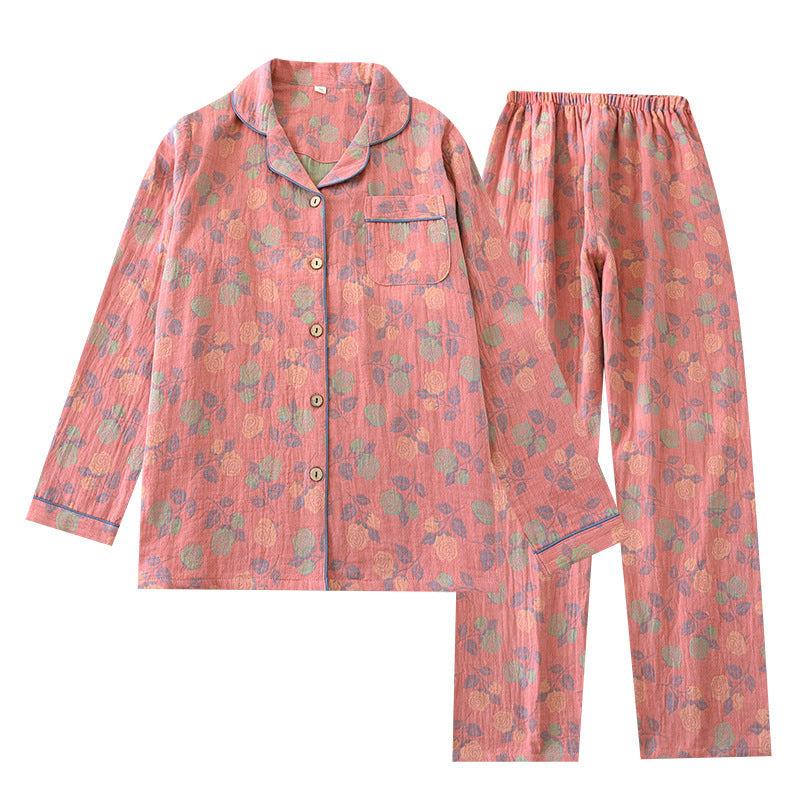 Women's Ethnic Cotton Pajama Set