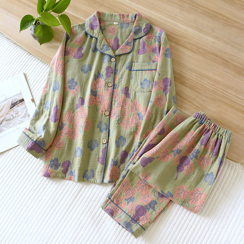 Women's Ethnic Cotton Pajama Set