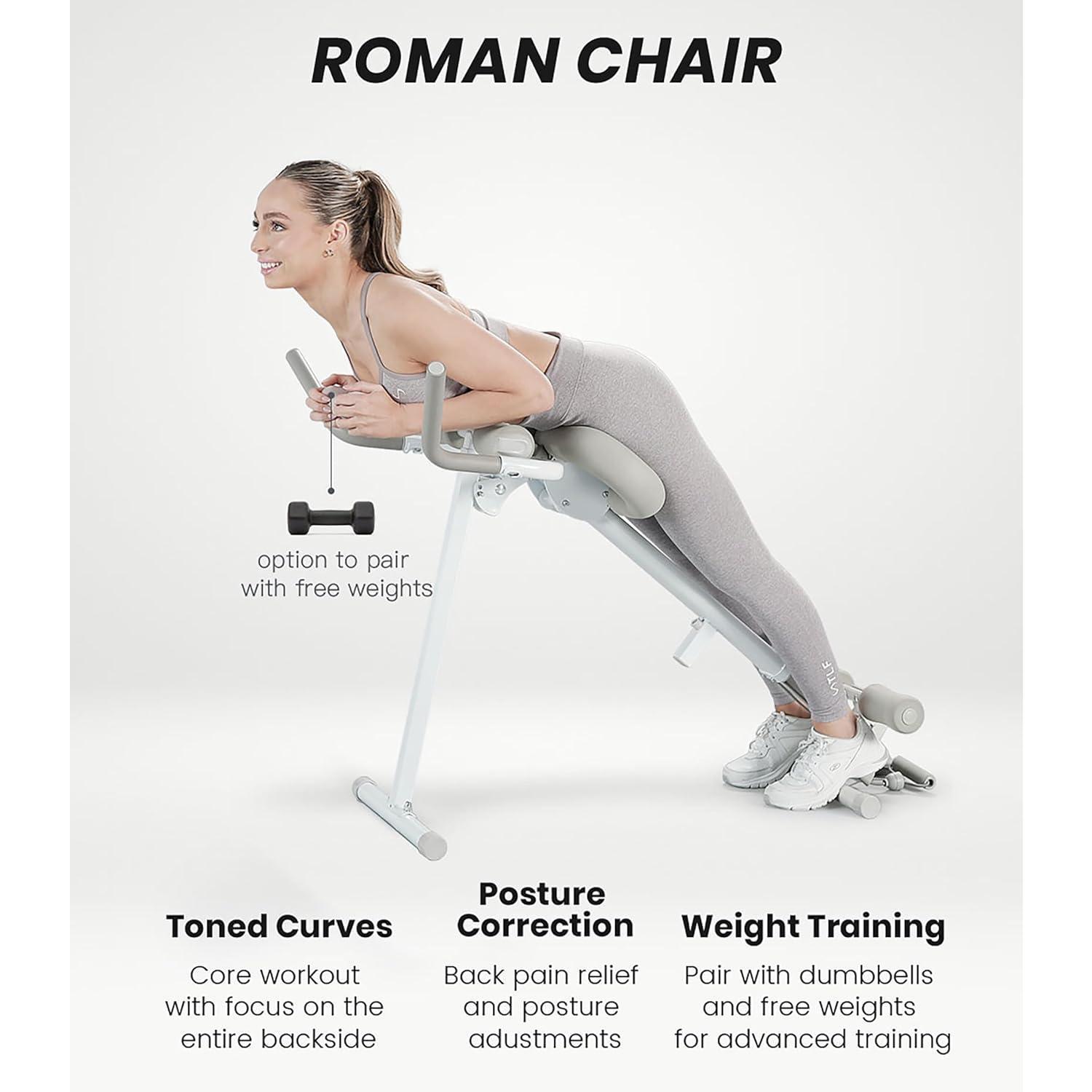 Pro Max Home Gym 4-in-1 Fitness Equipment Rowing Machine, Leg Press, Abdominal Glide, Roman Chair, Fitness Equipment For Abdominal And Core Strength Training